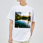 No Fishing No Life のここで釣りをさせて下さい! Dry T-Shirt