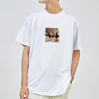 うまうまのclassic horse ドライTシャツ