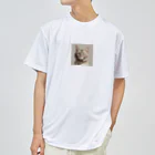 うねうねキャッチのエレガントなネコ Dry T-Shirt