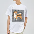 MarilyneのジャパニーズわんこShiba ドライTシャツ