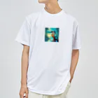 bestfriend54のカラフルカワセミくん Dry T-Shirt