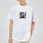 Mi_Rockのバンライフを楽しむ男性 Dry T-Shirt