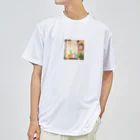 wtr3045のカーテンで遊んでいる猫 Dry T-Shirt