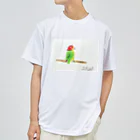 Creator_Dad-crocodileのカラフル　オウム ドライTシャツ