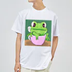 Louvreのかわいい蛙くん ドライTシャツ