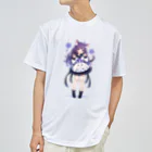 kawaii女の子専門ショップのにゃんにゃん猫ちゃん女の子 ドライTシャツ