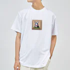 pasta69の肖像画のうさぎ ドライTシャツ