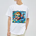 アニマルキャラクターショップのSwimming monkey Dry T-Shirt