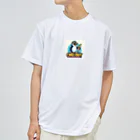 syankusunoboushi7のかっこいいペンギン ドライTシャツ