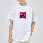 ZeroCreativeのネオンな鹿 ドライTシャツ