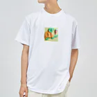 yumiceのice meets オリガミカメ Dry T-Shirt