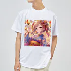 推しの美少女とアイドルのお祭りを楽しむ浴衣美少女 Dry T-Shirt