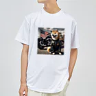 ANTARESのアメリカンライダー柴犬 Dry T-Shirt