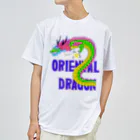 LalaHangeulのORIENTAL DRAGON（龍）英字バージョン ドライTシャツ