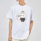 イラスト MONYAAT のねこかぶってるやつ　トイレットペーパー Dry T-Shirt