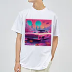 宇宙屋さんの宇宙を駆ける未来の車 Dry T-Shirt