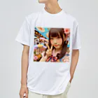 homarengeの和傘の女の子 ドライTシャツ