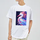 AQUAMETAVERSEの鮮やか鶴鳥　エンジェル717 2065 ドライTシャツ