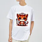 zuuu-の♪地獄から召喚された悪魔猫♪ ドライTシャツ