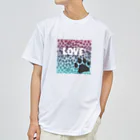 Porte de  bonheur  〜幸せの扉〜の豹柄LOVE🐾シリーズ ドライTシャツ