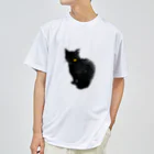 Gh00stの黒猫 ドライTシャツ