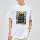 喜多村商店のさくら猫のCHAR(シャア) ドライTシャツ