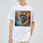 Isaiah_AI_Designの精力的なトラ Dry T-Shirt