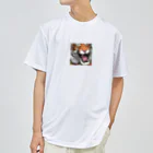 Isaiah_AI_Designの咆哮するトラ Dry T-Shirt