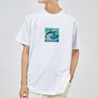 sora377の水中のバレリーナ、イルカ Dry T-Shirt