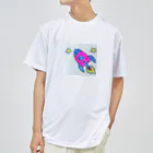 Gulaのお絵描きロケット ドライTシャツ