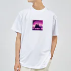 kichamanの夜桜デート ドライTシャツ