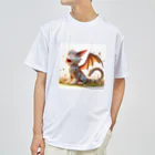 nekodoragonのおはようあくび！猫ドラゴン Dry T-Shirt