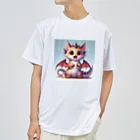 nekodoragonのびっくり！ 猫ドラゴン Dry T-Shirt