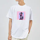 蒲田　次郎のピクセルピンモンガール2 ドライTシャツ