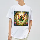 かるるんショップの妖精の魔法　ステンドグラス風 Dry T-Shirt