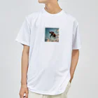 Dragon Designのエレファントインザスカイ Dry T-Shirt