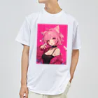 AQUAMETAVERSEのピンクのチャーム Marsa 106 ドライTシャツ