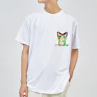 パキュラSHOPのカラフルキャット2 ドライTシャツ