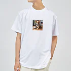 8-Bit Oasisのcoffee dog ドライTシャツ