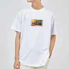 mochika21のレトロな車 ドライTシャツ