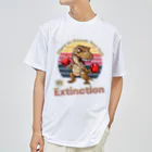 Stylo Tee Shopの絶滅までKOをするティラノサウルス ドライTシャツ