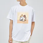 まほろばのゆるふわ猫 ドライTシャツ