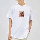 Y m @Y's shopの猫とマカロン Dry T-Shirt