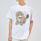 だいこくの猫絵生活ショップのルーイ_猫絵生活 Dry T-Shirt