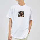 oshare_kurashiのいぬこりワン業（トイプードル） Dry T-Shirt