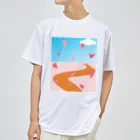 candy1063のサクラ道 ドライTシャツ