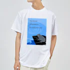 mirinconixの俳句/古池や 蛙飛び込む 水の音 ドライTシャツ