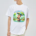 dreamy-designの雨の日のお散歩　カワウソくん Dry T-Shirt