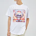 dreamy-designのLOVE&PEACE　シロテナガザルくん ドライTシャツ