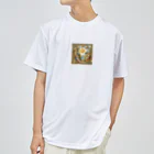 Qten369の絵画をモチーフ ドライTシャツ